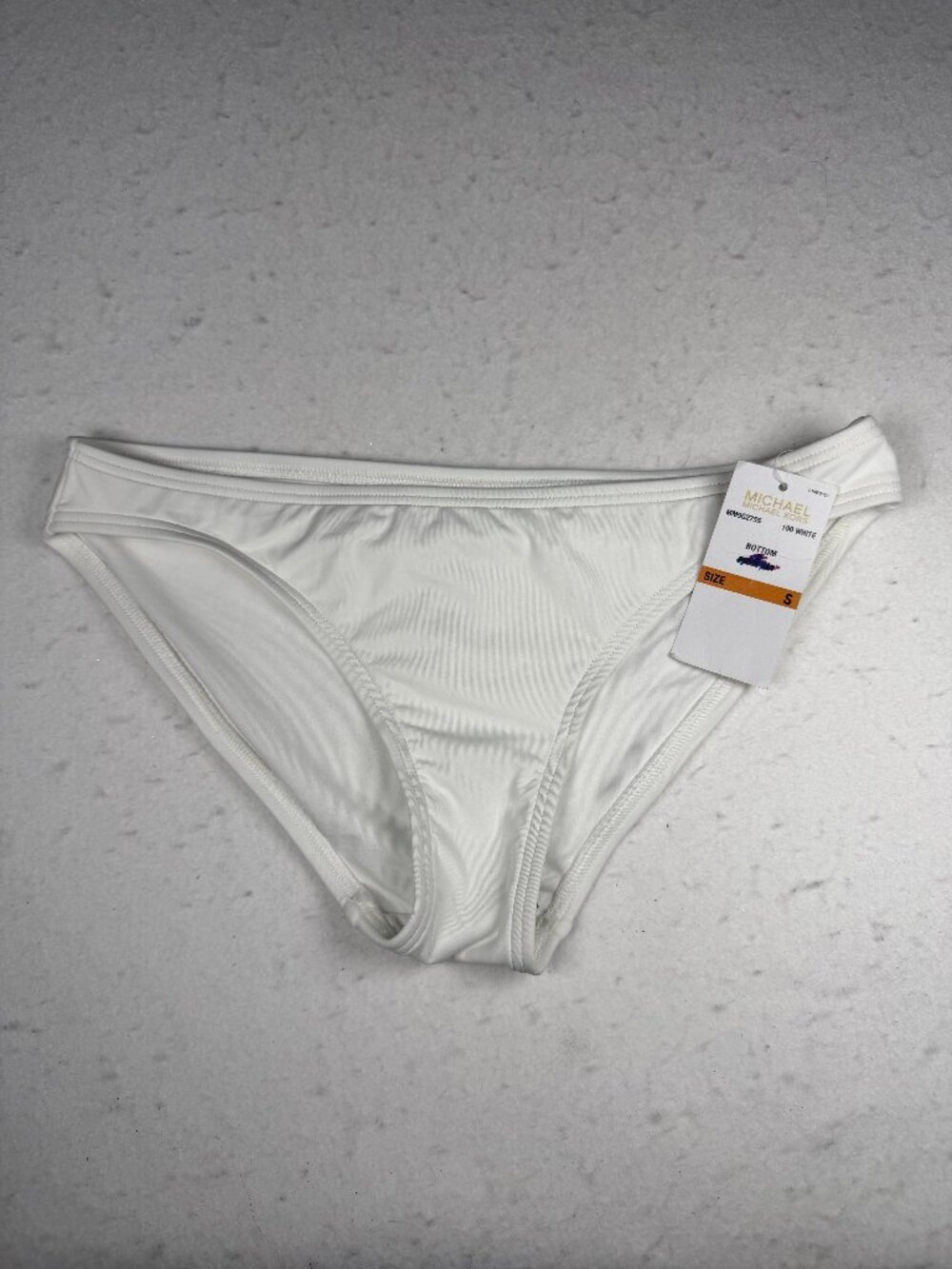 Michael Michael Kors White Bikini Bottoms NWT Size Small Classic Swim